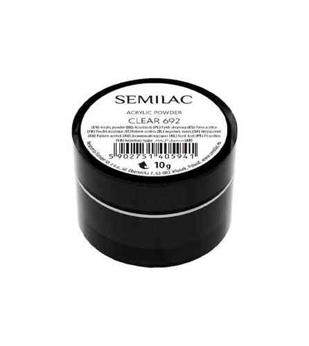 Semilac 692 Acrylic Powder Clear, 10g