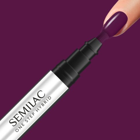 Semilac S780 One Step geelikynä, plum wine 3ml