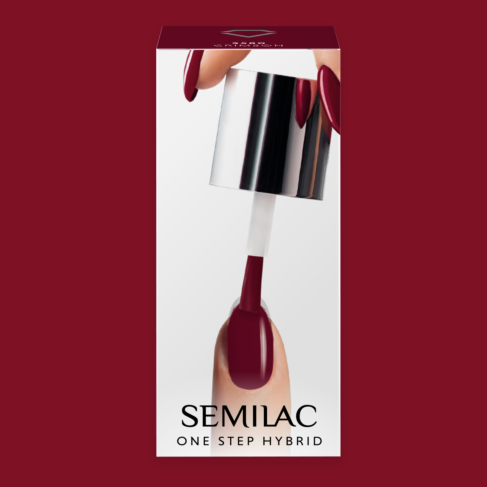 Semilac S580 One Step geelilakka, Crimson 5ml