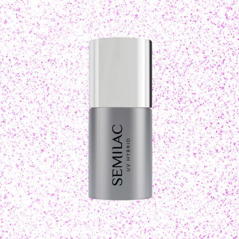 Semilac Top No Wipe T17 Sparkling Pink 7ml