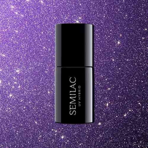 Semilac 329 brave violet magnetic glow 7ml