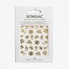 Semilac Golden Flowers Nail Stickers 13