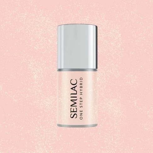 Semilac S258 Naked Glitter Peach 3in1 5ml