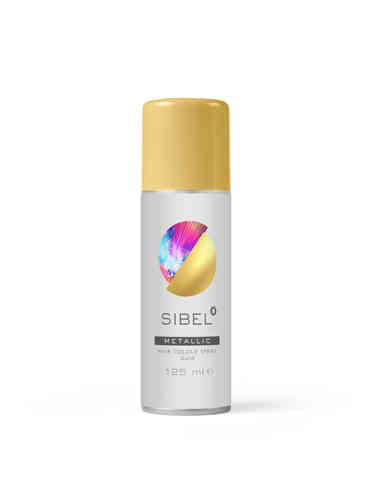Sibel Metallic Hair Colour spray gold 125ml