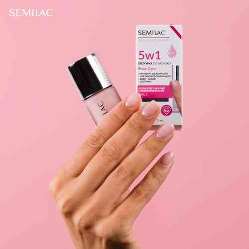 Semilac Nail Power therapy 5in1 Rose care 7ml