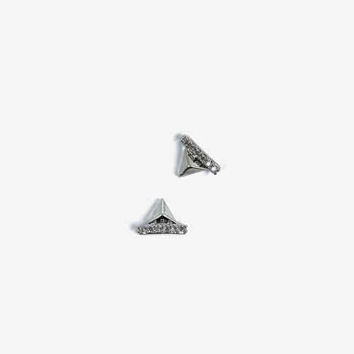 Semilac kynsikoriste, 783 hopea kolmio timanteilla 2kpl