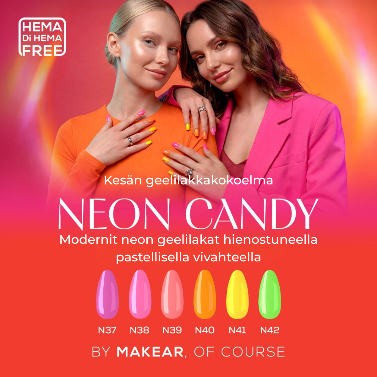 Makear Neon Candy geelilakat