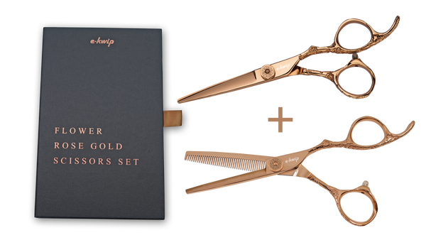 e-kwip Flower Rose Gold Set 5.5"