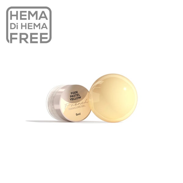 Makear FG06 French Manicure Gel Pastel Yellow 5ml